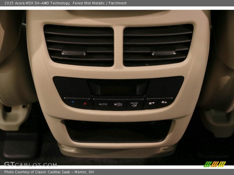 Forest Mist Metallic / Parchment 2015 Acura MDX SH-AWD Technology