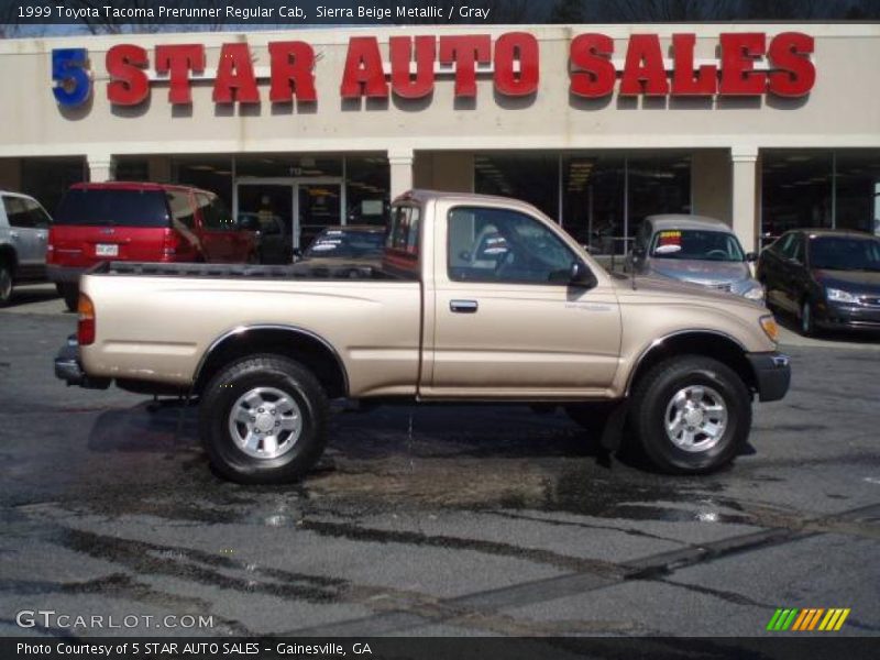 Sierra Beige Metallic / Gray 1999 Toyota Tacoma Prerunner Regular Cab
