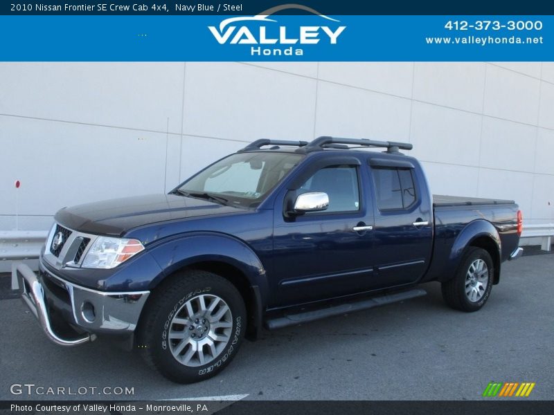 Navy Blue / Steel 2010 Nissan Frontier SE Crew Cab 4x4