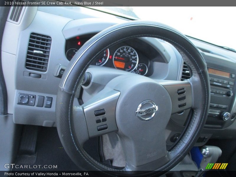 Navy Blue / Steel 2010 Nissan Frontier SE Crew Cab 4x4