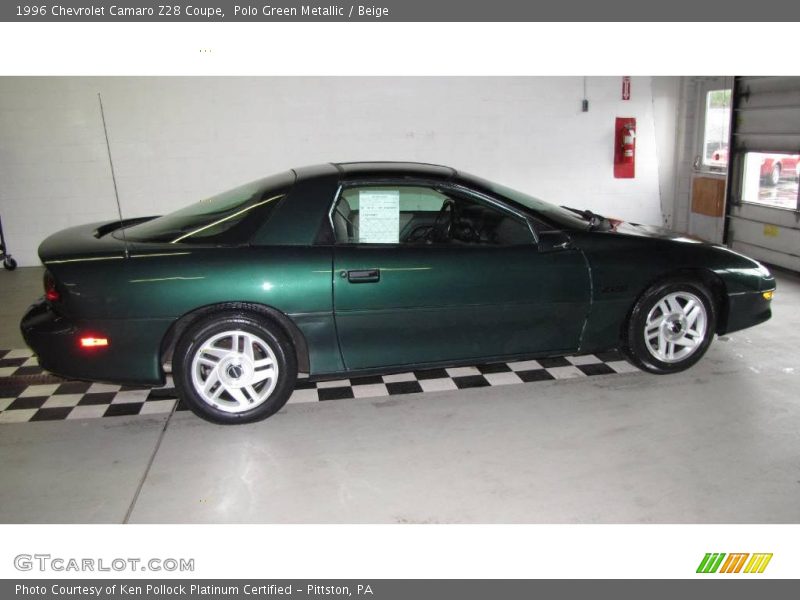 Polo Green Metallic / Beige 1996 Chevrolet Camaro Z28 Coupe