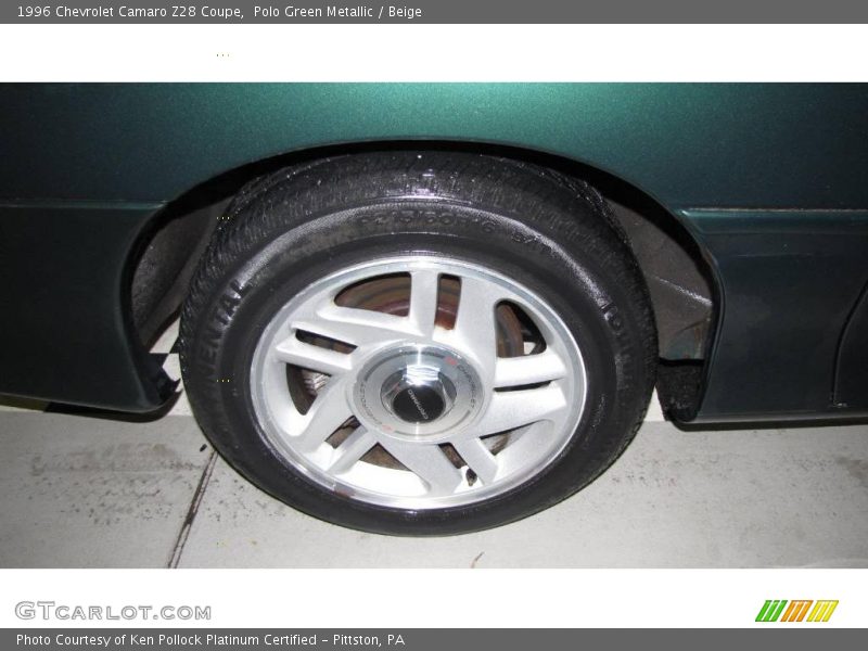 Polo Green Metallic / Beige 1996 Chevrolet Camaro Z28 Coupe