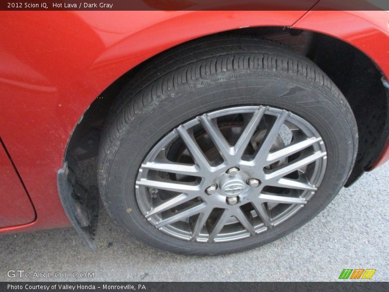 Hot Lava / Dark Gray 2012 Scion iQ