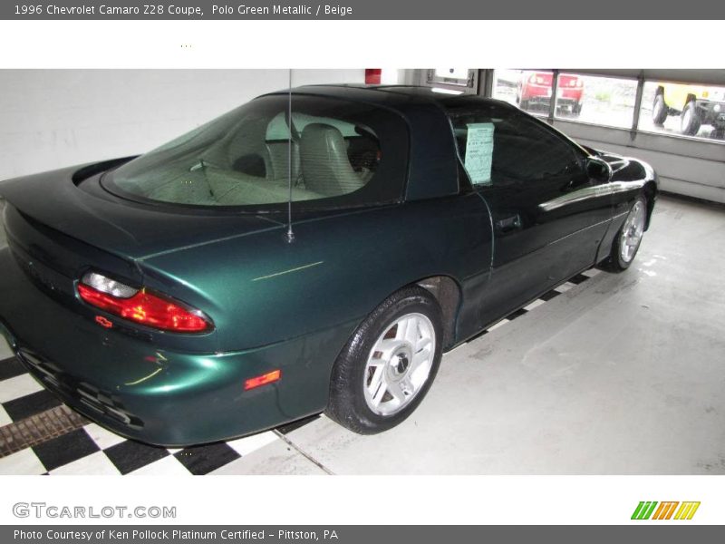 Polo Green Metallic / Beige 1996 Chevrolet Camaro Z28 Coupe