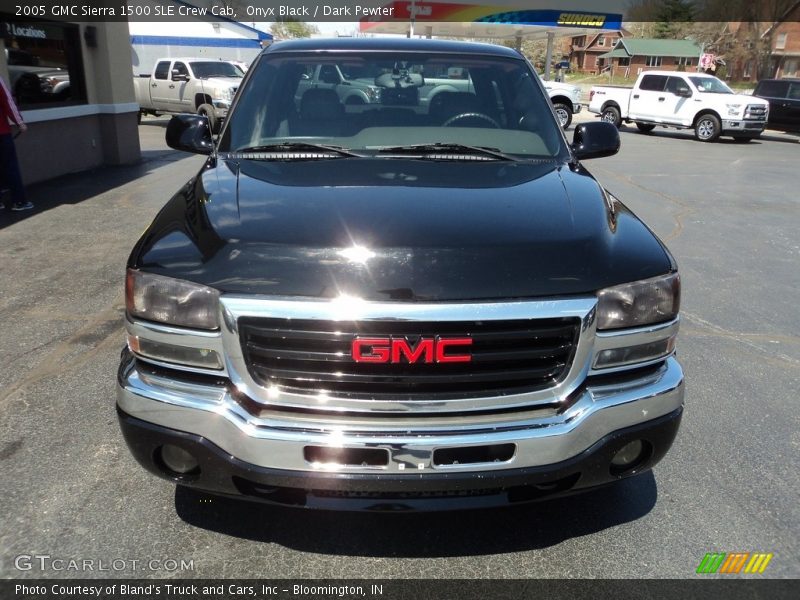 Onyx Black / Dark Pewter 2005 GMC Sierra 1500 SLE Crew Cab