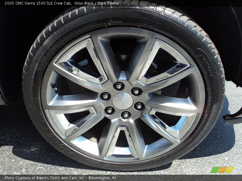 Onyx Black / Dark Pewter 2005 GMC Sierra 1500 SLE Crew Cab