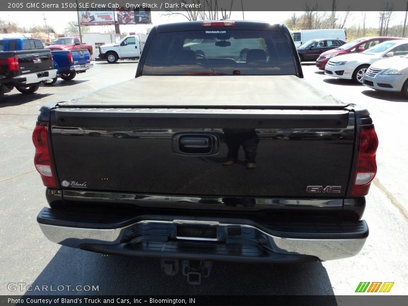 Onyx Black / Dark Pewter 2005 GMC Sierra 1500 SLE Crew Cab