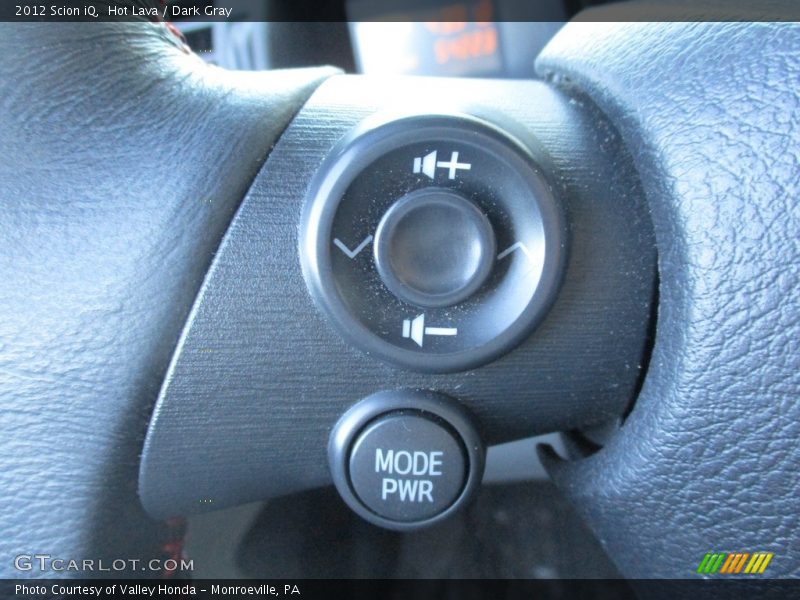 Hot Lava / Dark Gray 2012 Scion iQ