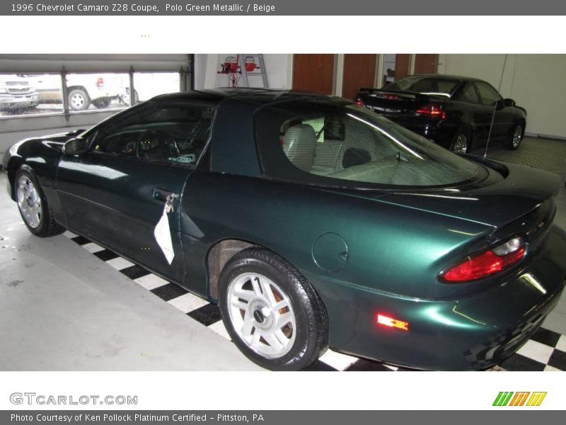 Polo Green Metallic / Beige 1996 Chevrolet Camaro Z28 Coupe