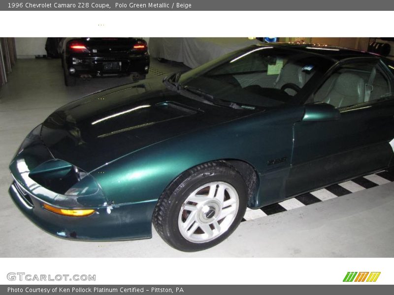 Polo Green Metallic / Beige 1996 Chevrolet Camaro Z28 Coupe