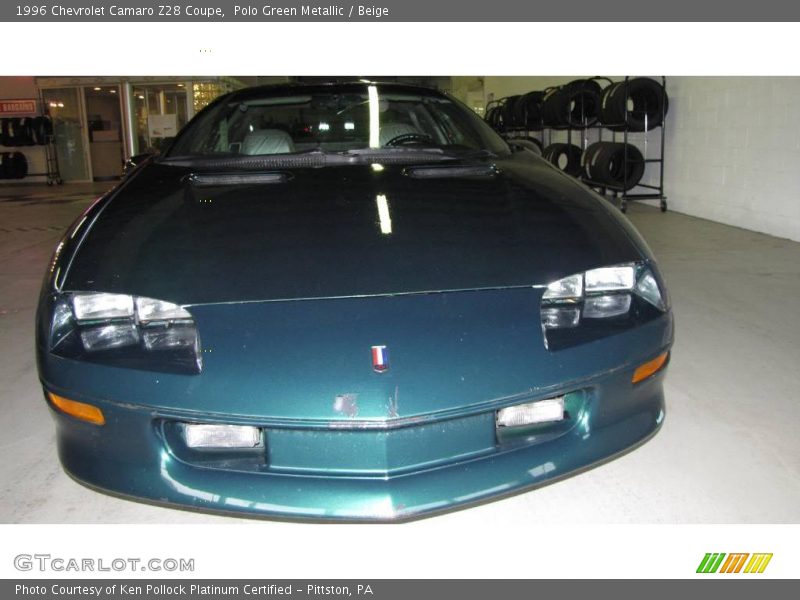 Polo Green Metallic / Beige 1996 Chevrolet Camaro Z28 Coupe