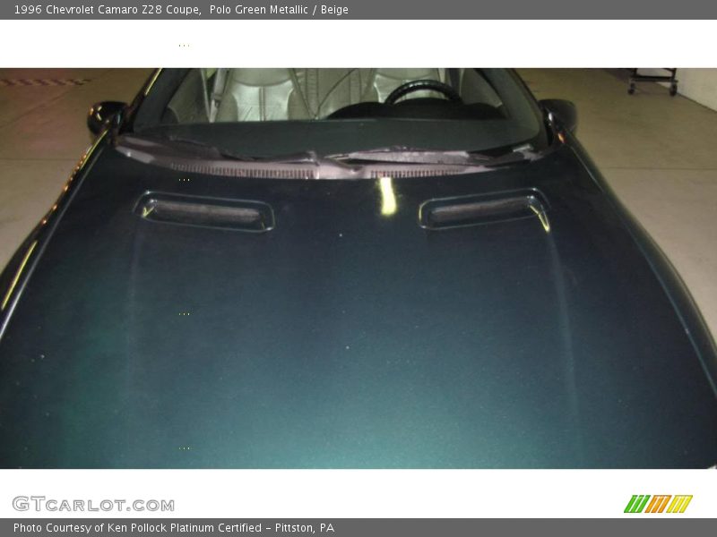 Polo Green Metallic / Beige 1996 Chevrolet Camaro Z28 Coupe
