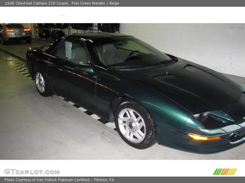 Polo Green Metallic / Beige 1996 Chevrolet Camaro Z28 Coupe