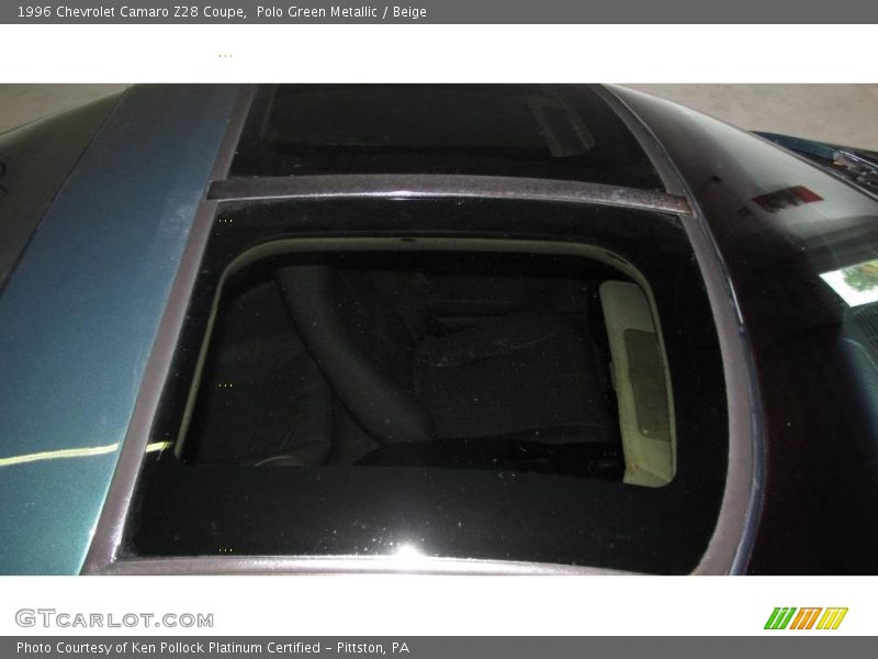 Polo Green Metallic / Beige 1996 Chevrolet Camaro Z28 Coupe