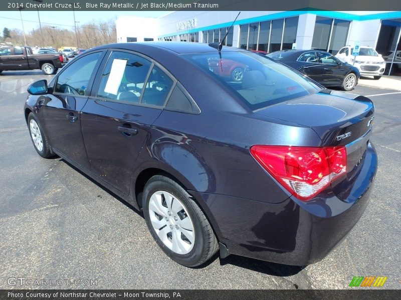 Blue Ray Metallic / Jet Black/Medium Titanium 2014 Chevrolet Cruze LS