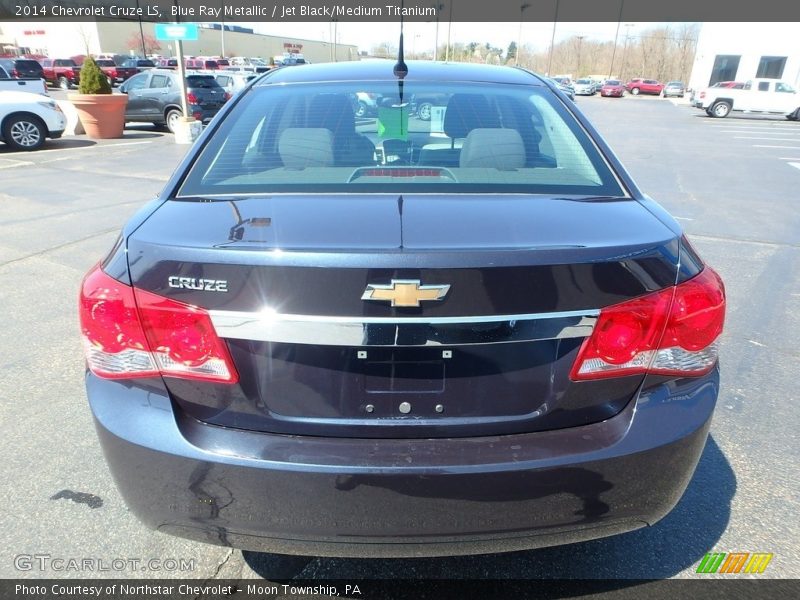 Blue Ray Metallic / Jet Black/Medium Titanium 2014 Chevrolet Cruze LS