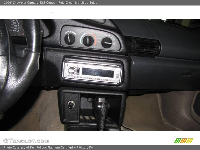 Polo Green Metallic / Beige 1996 Chevrolet Camaro Z28 Coupe