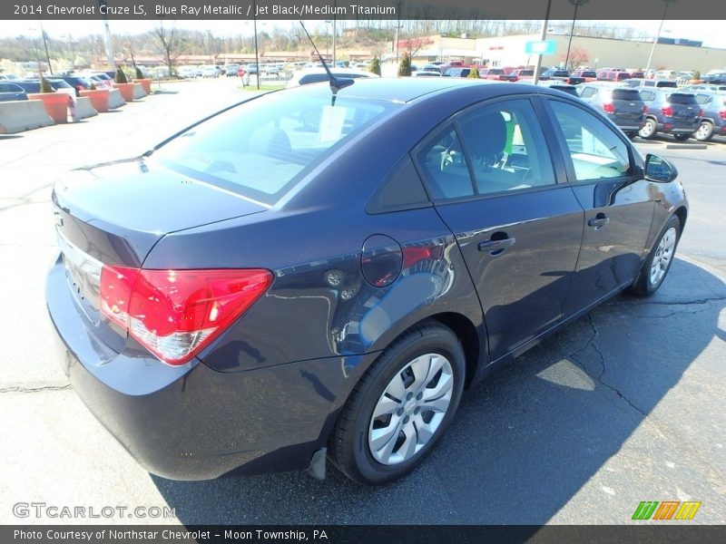 Blue Ray Metallic / Jet Black/Medium Titanium 2014 Chevrolet Cruze LS