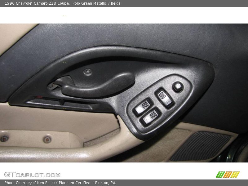Polo Green Metallic / Beige 1996 Chevrolet Camaro Z28 Coupe