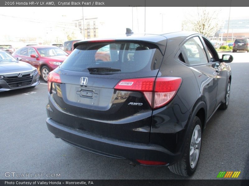 Crystal Black Pearl / Black 2016 Honda HR-V LX AWD