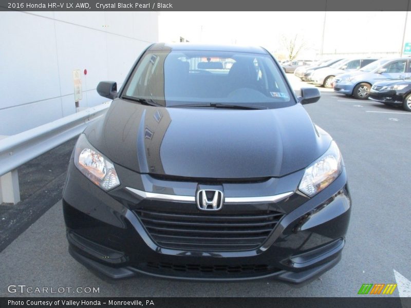 Crystal Black Pearl / Black 2016 Honda HR-V LX AWD