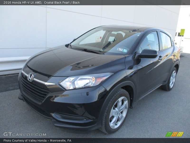 Crystal Black Pearl / Black 2016 Honda HR-V LX AWD