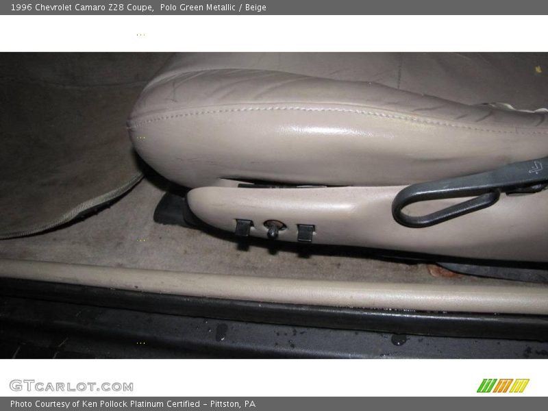 Polo Green Metallic / Beige 1996 Chevrolet Camaro Z28 Coupe