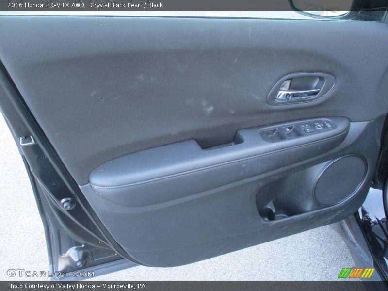 Crystal Black Pearl / Black 2016 Honda HR-V LX AWD