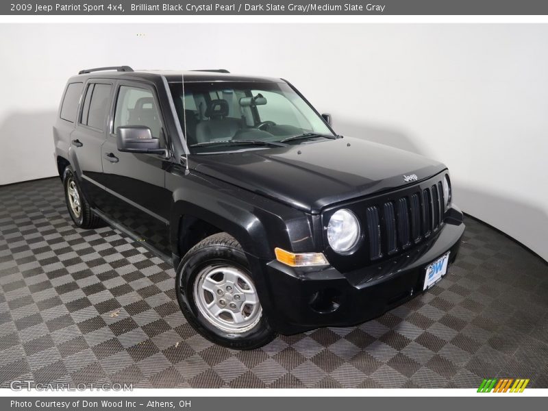 Brilliant Black Crystal Pearl / Dark Slate Gray/Medium Slate Gray 2009 Jeep Patriot Sport 4x4