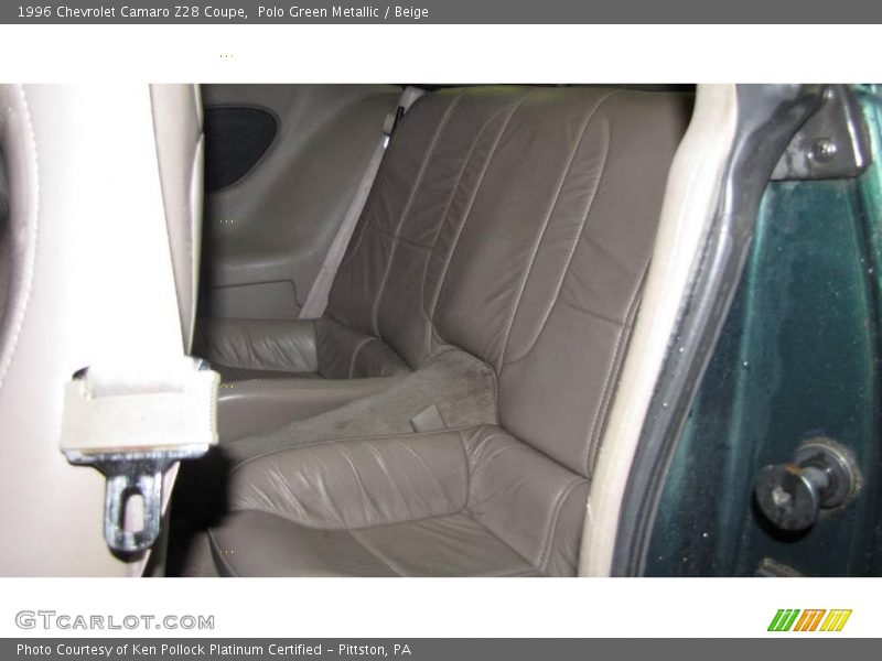 Polo Green Metallic / Beige 1996 Chevrolet Camaro Z28 Coupe