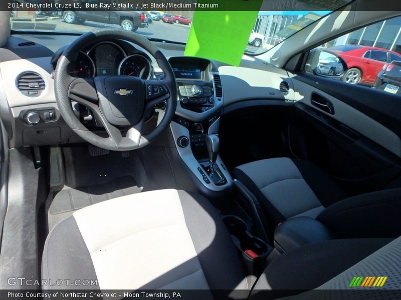 Blue Ray Metallic / Jet Black/Medium Titanium 2014 Chevrolet Cruze LS