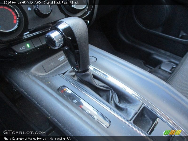 Crystal Black Pearl / Black 2016 Honda HR-V LX AWD