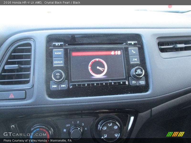 Crystal Black Pearl / Black 2016 Honda HR-V LX AWD
