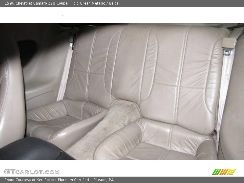 Polo Green Metallic / Beige 1996 Chevrolet Camaro Z28 Coupe