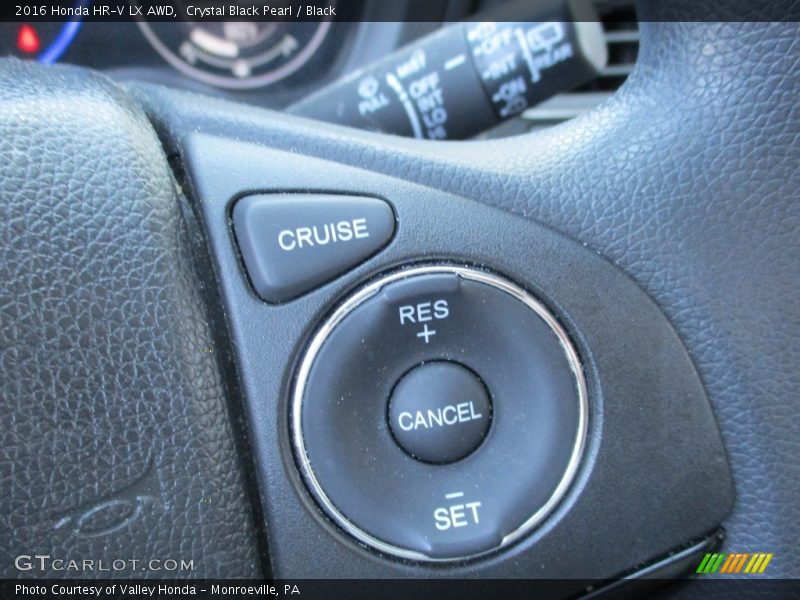 Crystal Black Pearl / Black 2016 Honda HR-V LX AWD