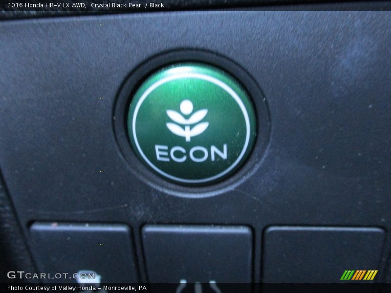 Crystal Black Pearl / Black 2016 Honda HR-V LX AWD