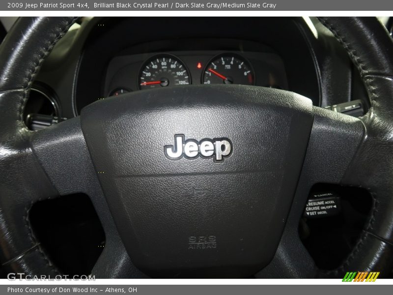 Brilliant Black Crystal Pearl / Dark Slate Gray/Medium Slate Gray 2009 Jeep Patriot Sport 4x4