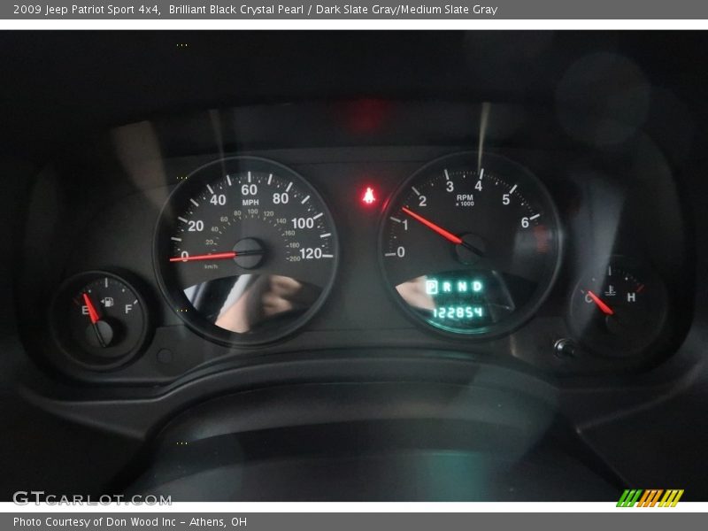 Brilliant Black Crystal Pearl / Dark Slate Gray/Medium Slate Gray 2009 Jeep Patriot Sport 4x4