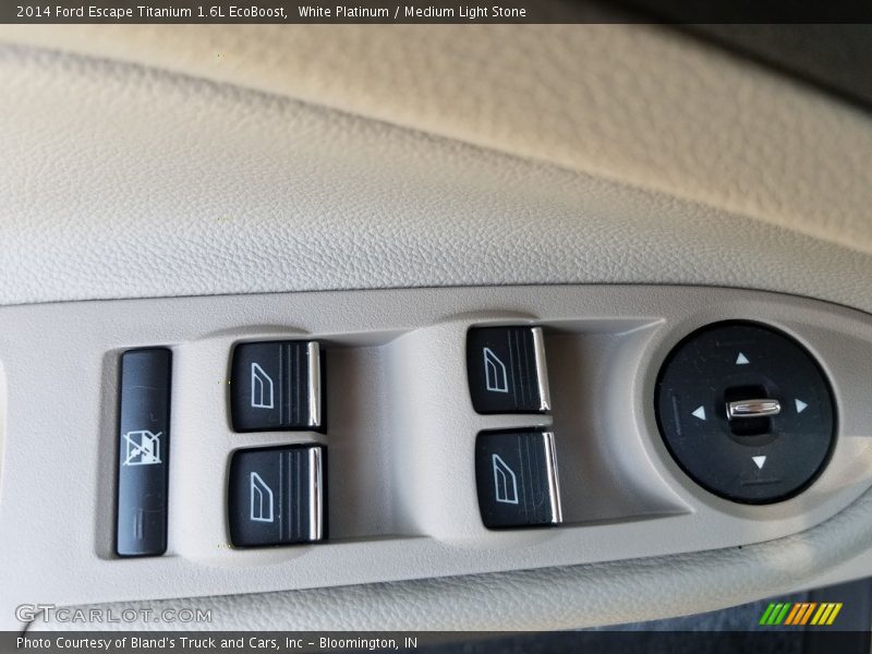 White Platinum / Medium Light Stone 2014 Ford Escape Titanium 1.6L EcoBoost