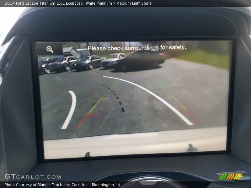 White Platinum / Medium Light Stone 2014 Ford Escape Titanium 1.6L EcoBoost