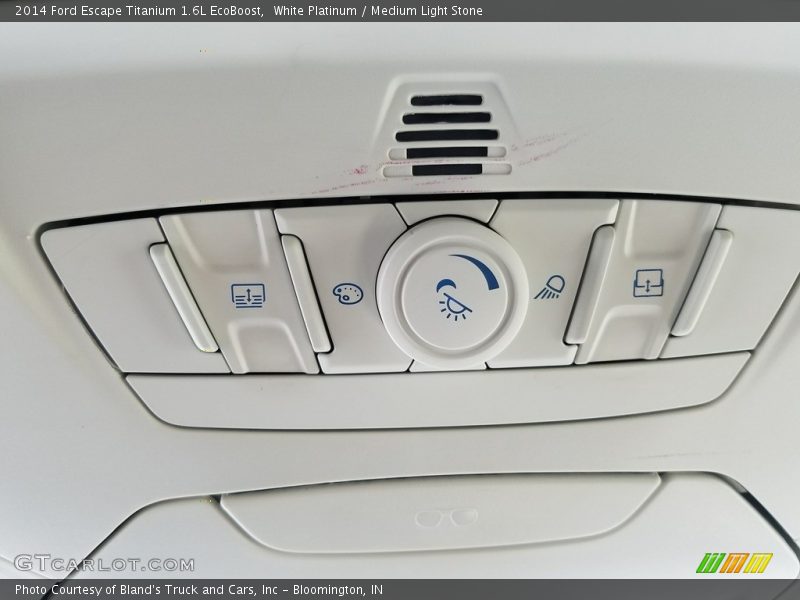 White Platinum / Medium Light Stone 2014 Ford Escape Titanium 1.6L EcoBoost
