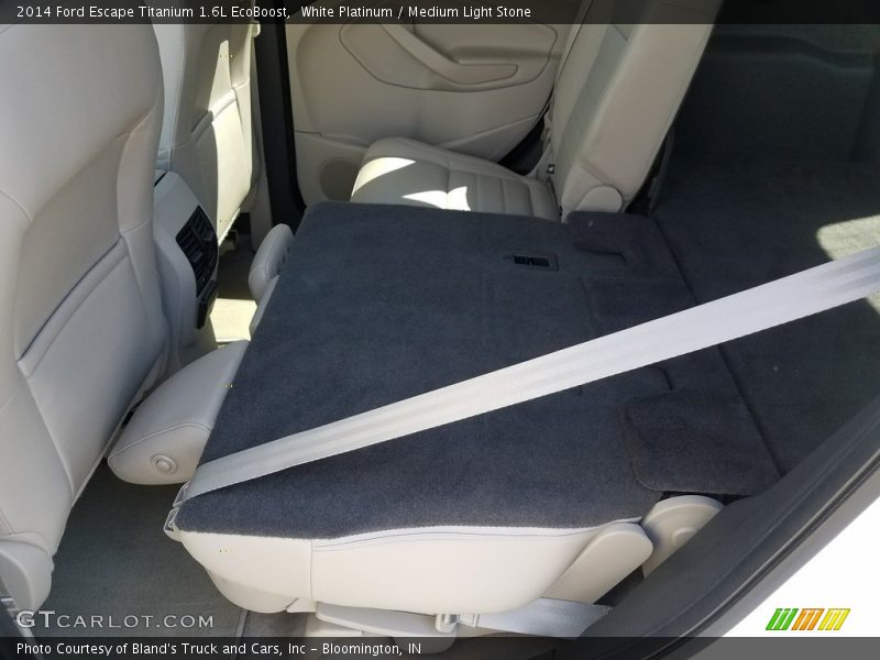 White Platinum / Medium Light Stone 2014 Ford Escape Titanium 1.6L EcoBoost