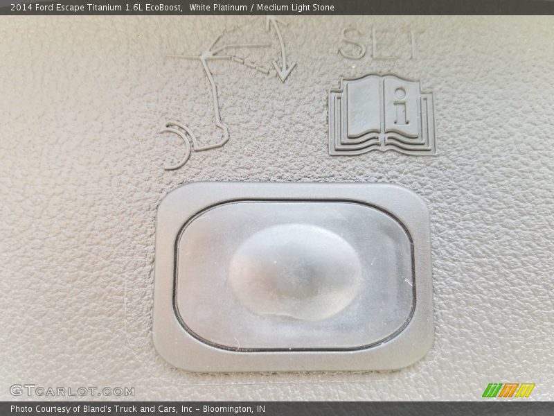 White Platinum / Medium Light Stone 2014 Ford Escape Titanium 1.6L EcoBoost