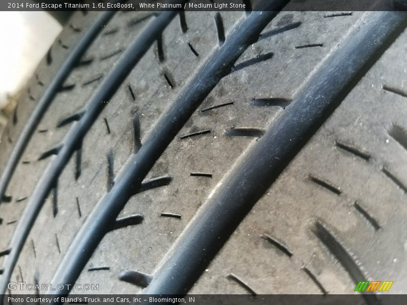 White Platinum / Medium Light Stone 2014 Ford Escape Titanium 1.6L EcoBoost