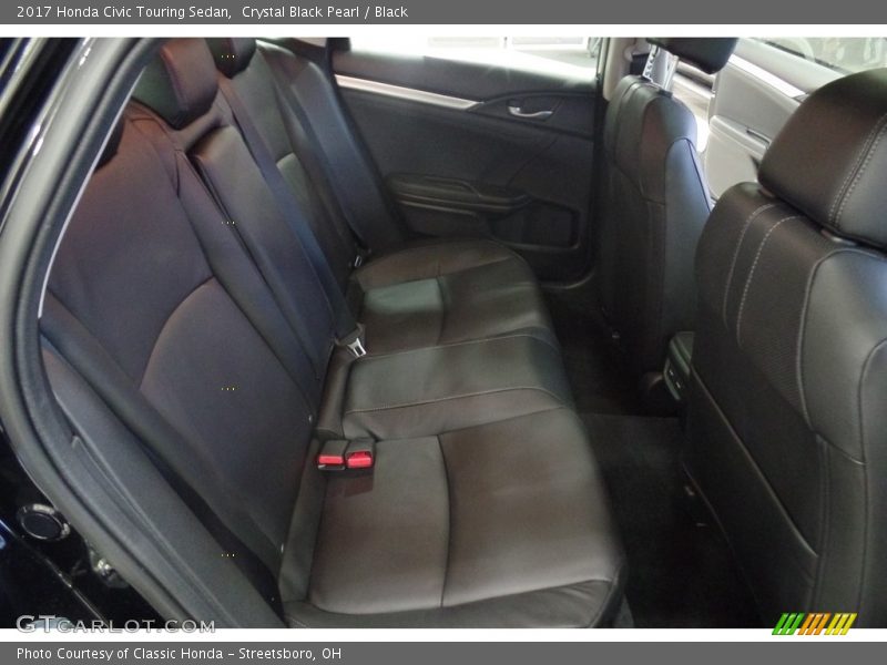 Crystal Black Pearl / Black 2017 Honda Civic Touring Sedan