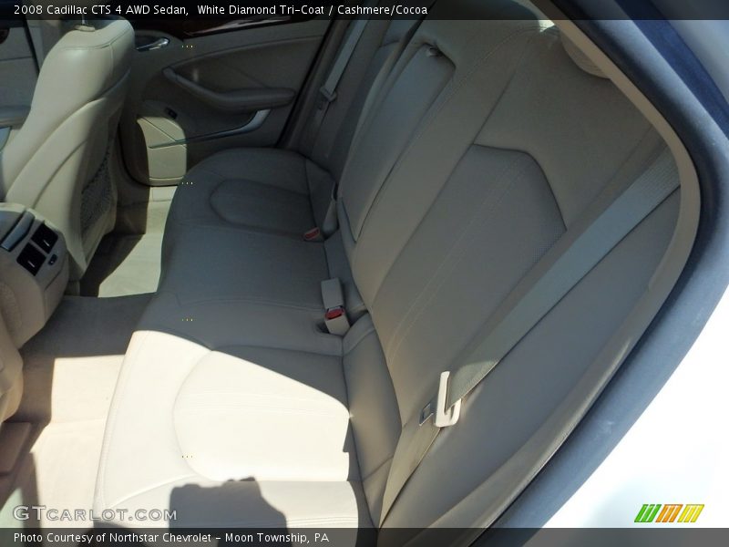 White Diamond Tri-Coat / Cashmere/Cocoa 2008 Cadillac CTS 4 AWD Sedan