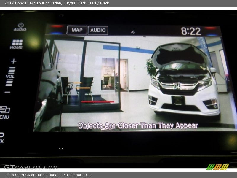 Crystal Black Pearl / Black 2017 Honda Civic Touring Sedan