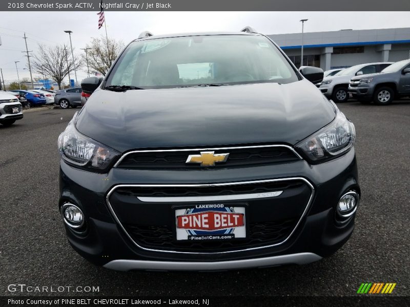 Nightfall Gray / Jet Black 2018 Chevrolet Spark ACTIV