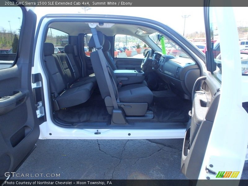 Summit White / Ebony 2012 GMC Sierra 1500 SLE Extended Cab 4x4