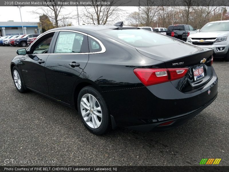Mosaic Black Metallic / Jet Black 2018 Chevrolet Malibu Hybrid
